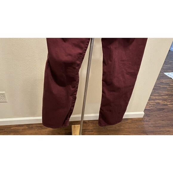 Lee Modern Series Mens Pants Size 36X32 Stretch Midrise Burgundy Color - Picture 10 of 10